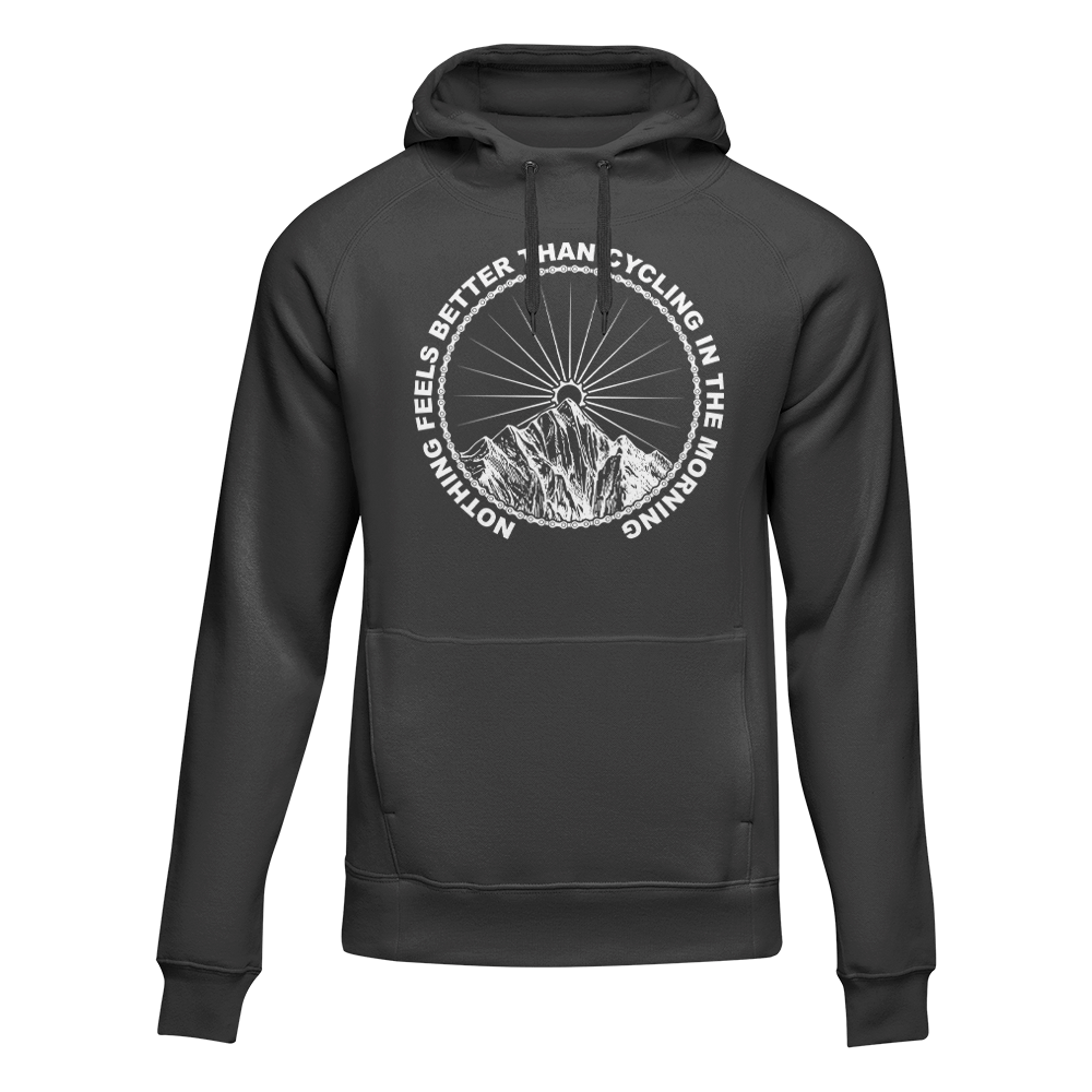 Outdoorzees Unisex 'Cycling In The Morning' Hoodie