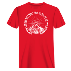 Outdoorzees Unisex 'Cycling In The Morning' T-Shirt