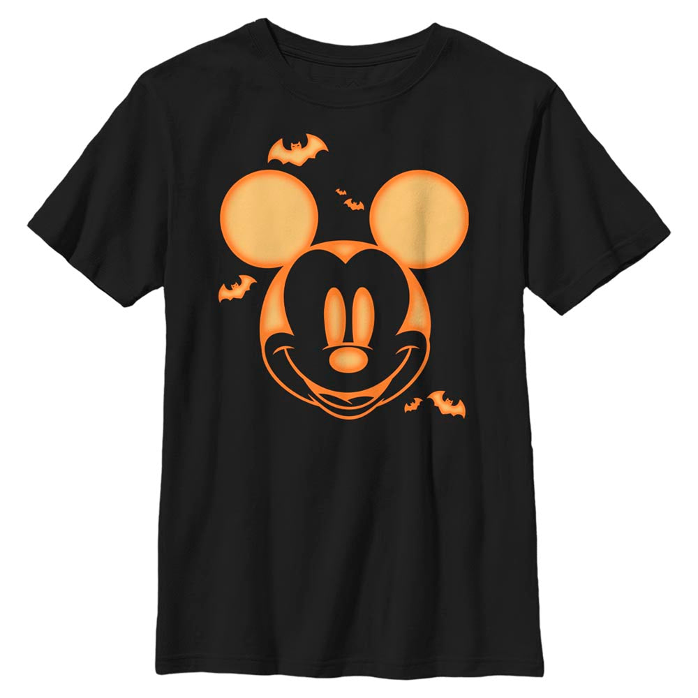 HALLOWEEN Boy's Disney Mickey Pumpkin T-Shirt