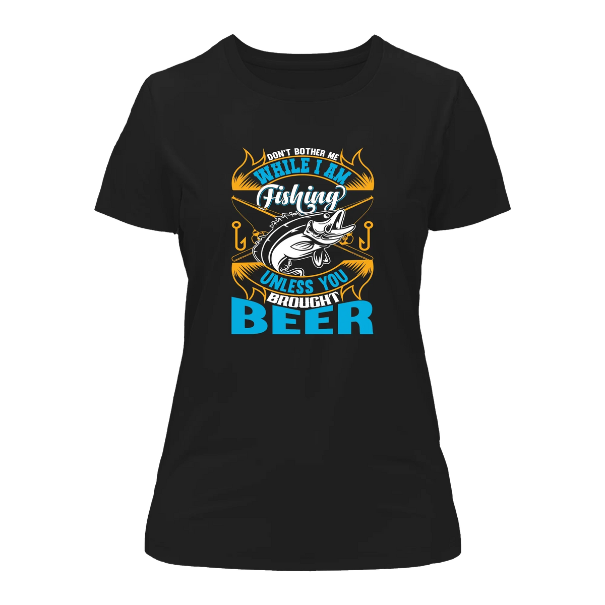 Outdoorzees Women's 'Don't Bother Me While I'm Fishing' T-Shirt