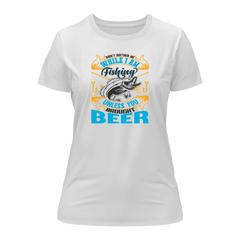 Outdoorzees Women's 'Don't Bother Me While I'm Fishing' T-Shirt