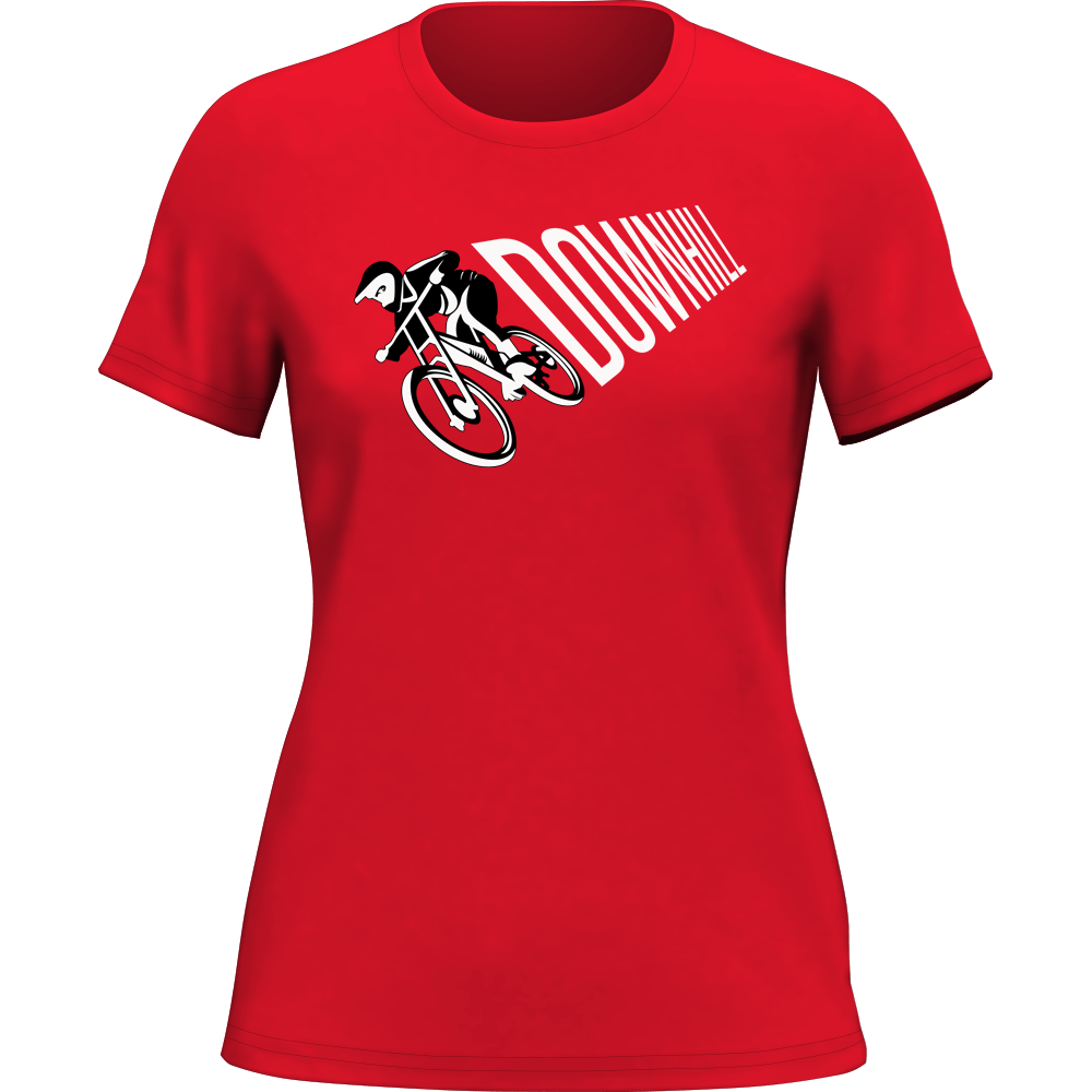 Outdoorzees Women's 'Downhill Cycling' T-Shirt