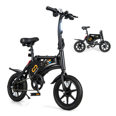 Folding Electric Bike with 350W Motor and 36V Battery