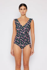 Women's One-Piece Swimsuit - Roses