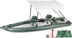 Sea Eagle Boats | FSK16 FishSkiff™ Inflatable Fishing Boat 2 Person Swivel Seat Canopy Package