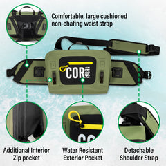 Molokai Waterproof Fanny Pack - 8L with Free IPX8 Cell Phone Case