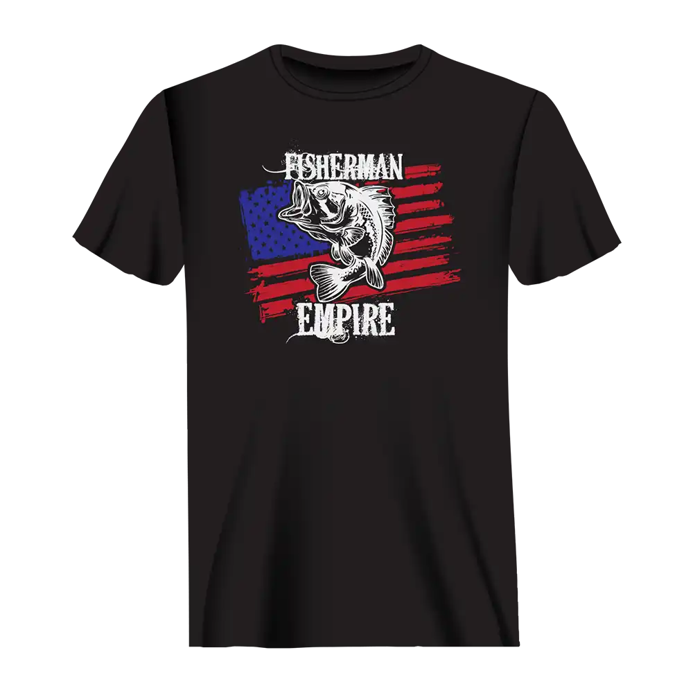 Outdoorzees Unisex 'Fisherman American Empire' Color T-Shirt