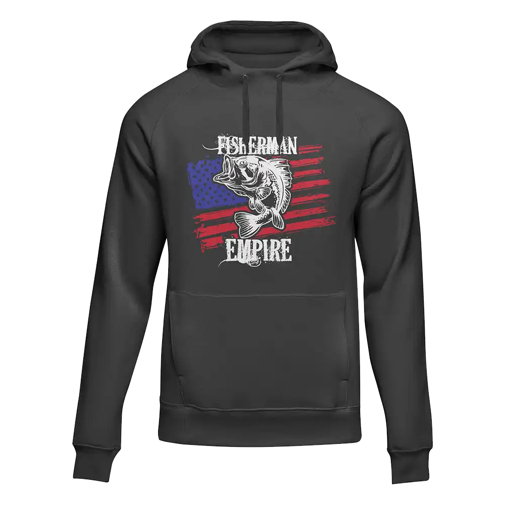 Outdoorzees Unisex Fisherman American Empire Color Hoodie