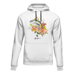 Outdoorzees Unisex Fishing Flower Hoodie