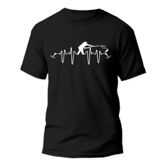 Outdoorzees Unisex Fishing Heart Beat T-Shirt