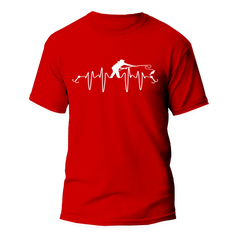 Outdoorzees Unisex Fishing Heart Beat T-Shirt