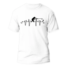 Outdoorzees Unisex Fishing Heart Beat T-Shirt