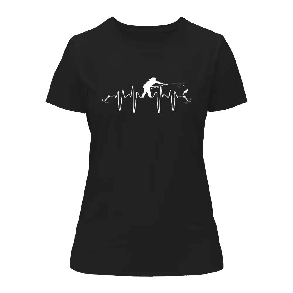 Outdoorzees Women's Fishing Heart Beat T-Shirt