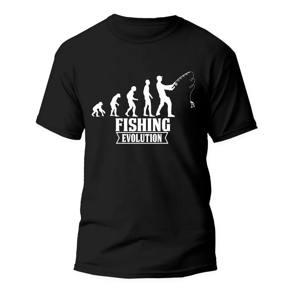 Outdoorzees Unisex 'Fishing Evolution' T-Shirt