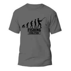 Outdoorzees Unisex 'Fishing Evolution' T-Shirt