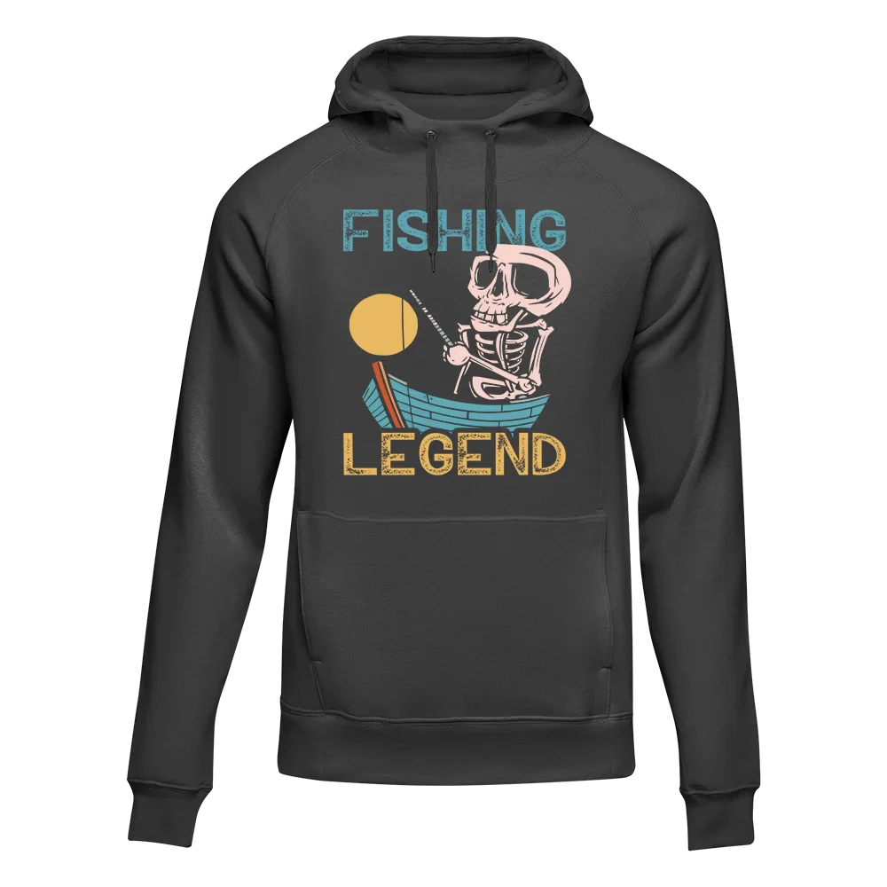 Outdoorzees Unisex 'Fishing Legend' Hoodie