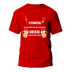 Outdoorzees Unisex 'Fishing Solves All My Problems' T-Shirt