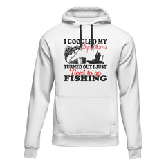 Outdoorzees Unisex 'Fishing Symptoms' Hoodie