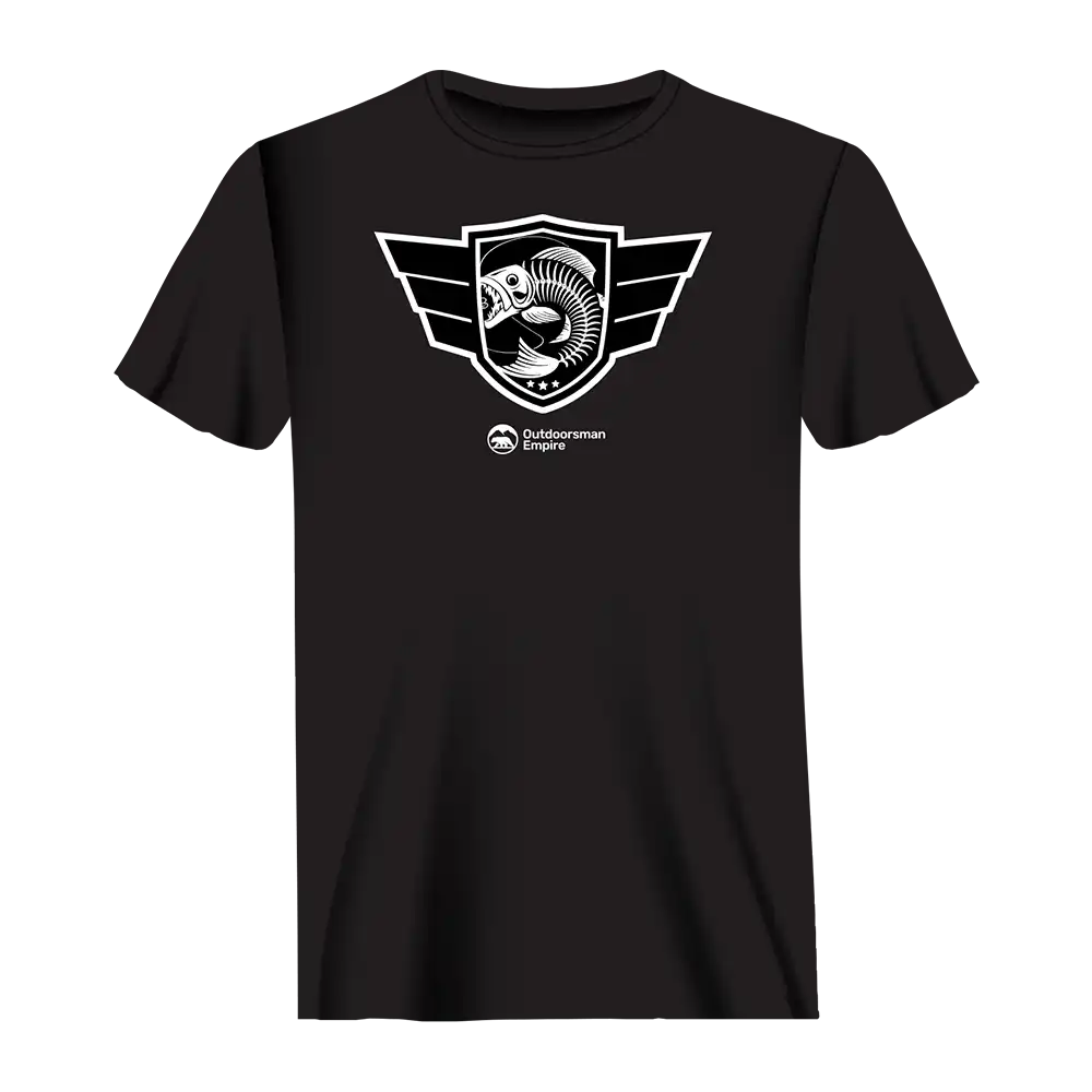 Outdoorzees Unisex Fishing Air Force T-Shirt