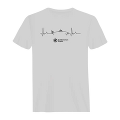 Outdoorzees Unisex Fishing Cardiogram T-Shirt