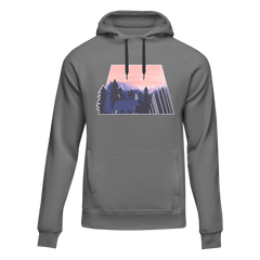 Outdoorzees Unisex Geometric Camping Fleece Hoodie