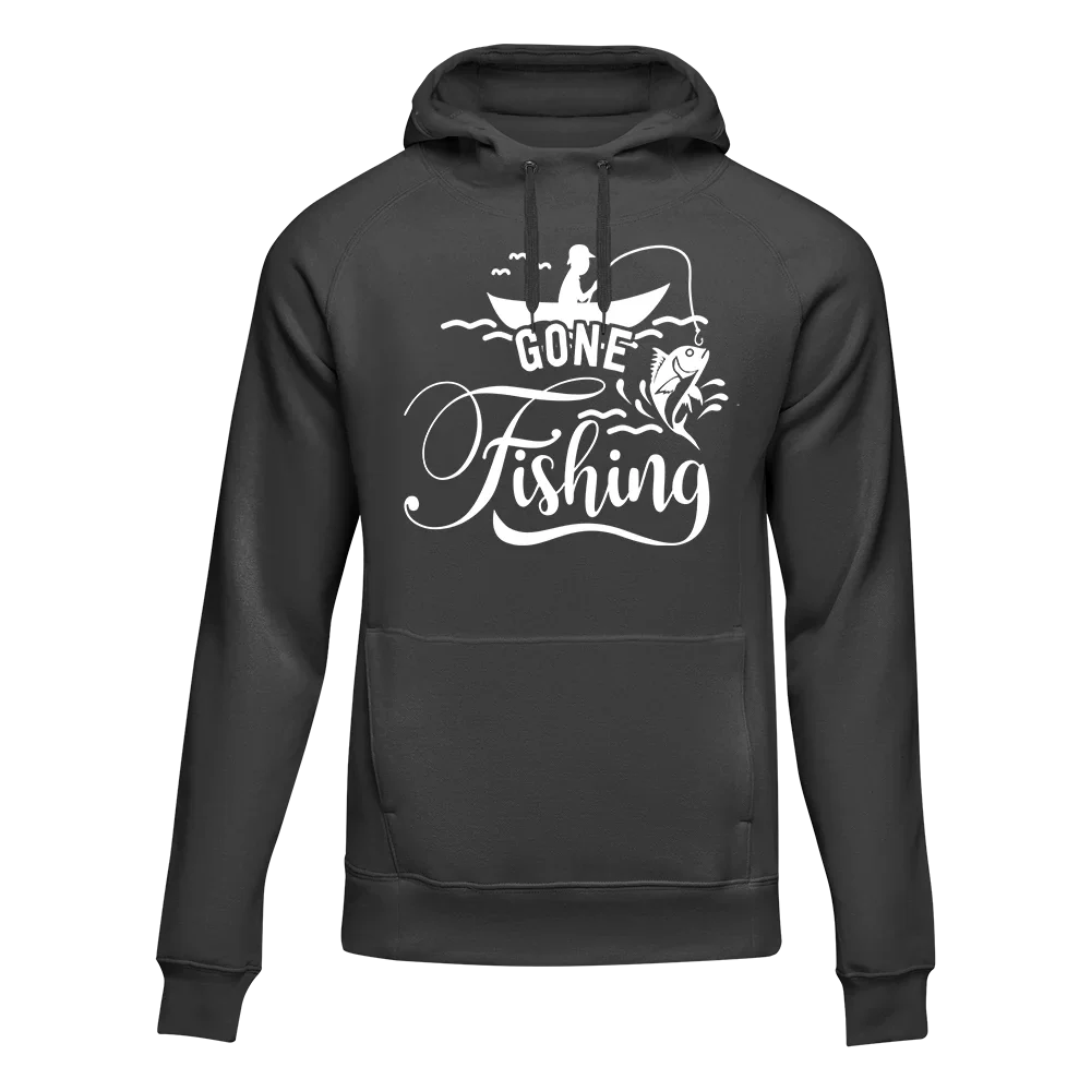 Outdoorzees Unisex 'Gone Fishing' Hoodie