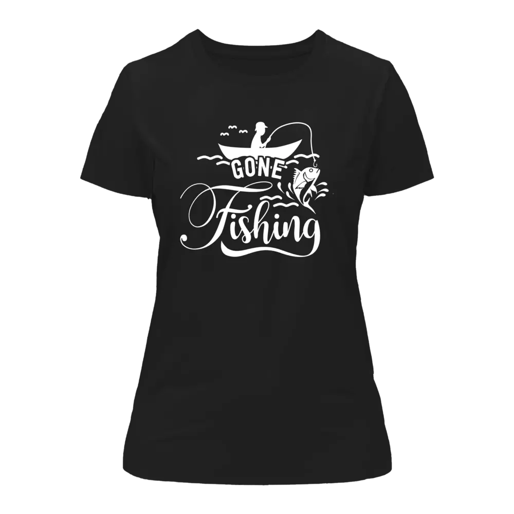 Outdoorzees Women's 'Gone Fishing' T-Shirt