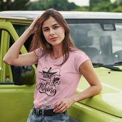 Outdoorzees Women's 'Gone Fishing' T-Shirt