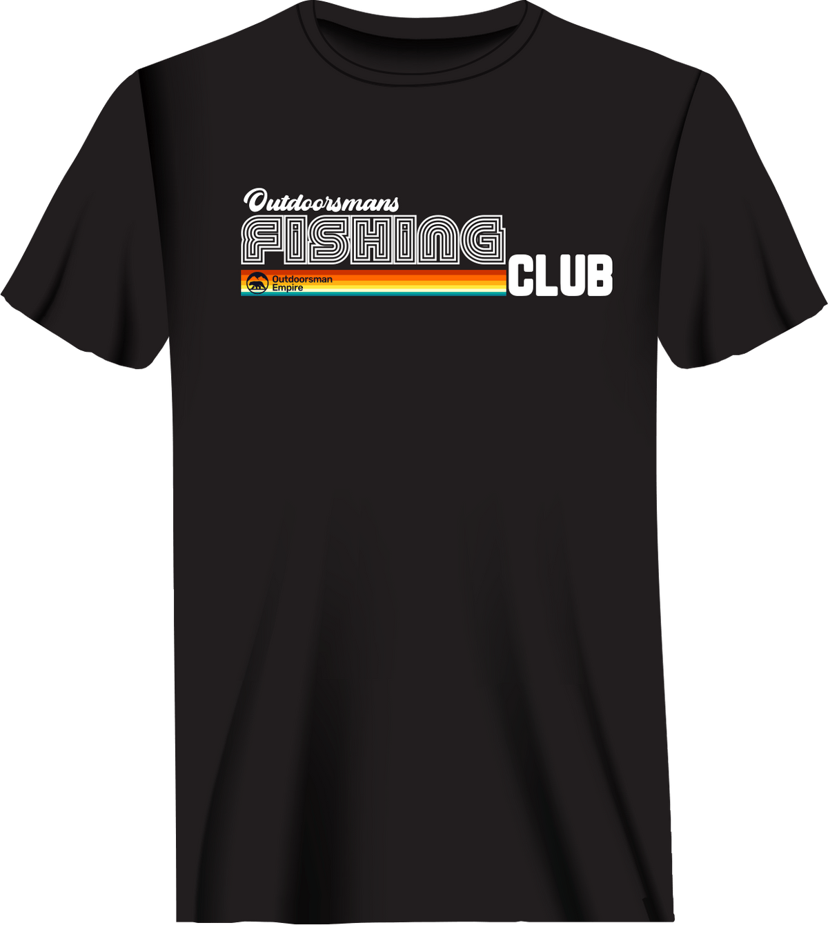 Outdoorzees Unisex 'Outdoorsman Fishing Club' Disco T-Shirt