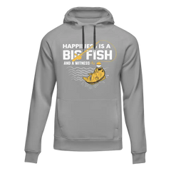 Outdoorzees Unisex 'Happiness Is A Big Fish' Hoodie