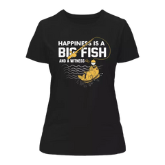 Outdoorzees Womne's 'Happiness Is A Big Fish' T-Shirt