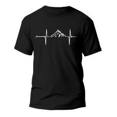 Outdoorzees Unisex Mountain Hiking Heartbeat T-Shirt