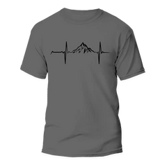 Outdoorzees Unisex Mountain Hiking Heartbeat T-Shirt