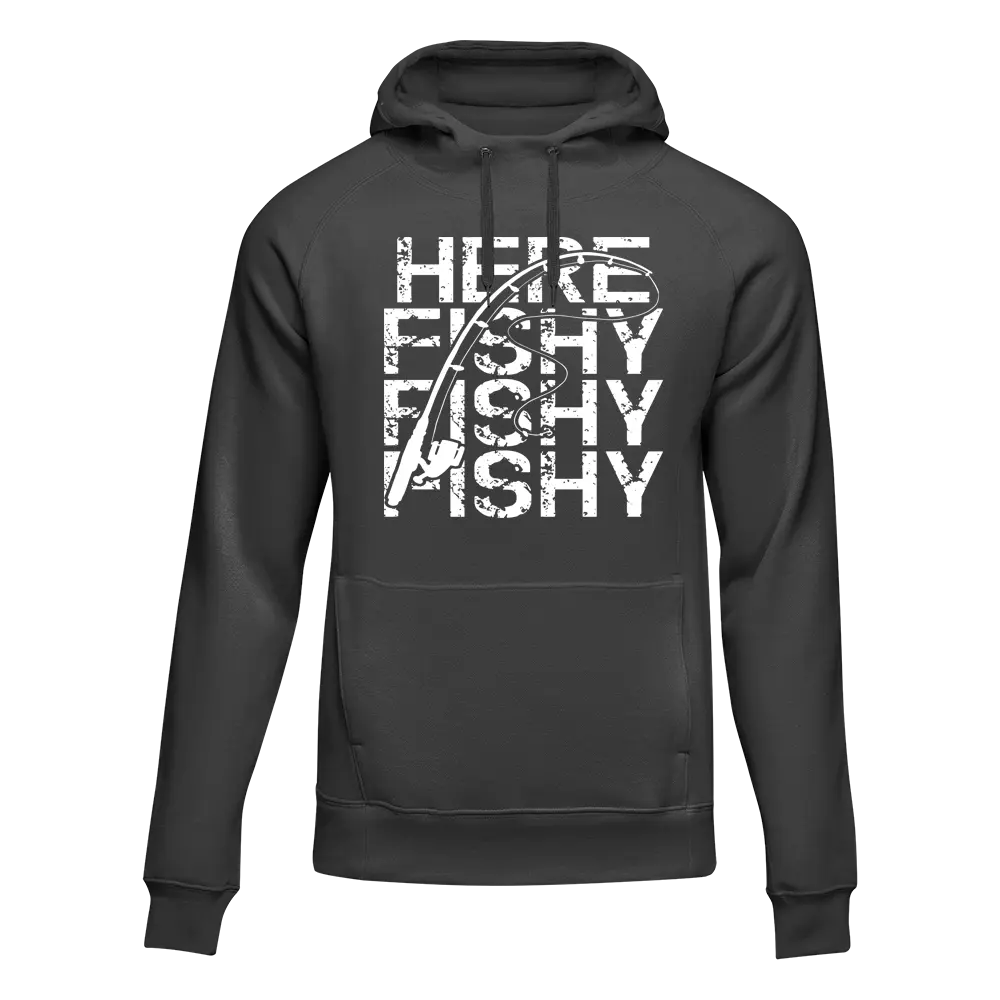 Outdoorzees Unisex 'Here Fishy Fishy' Hoodie