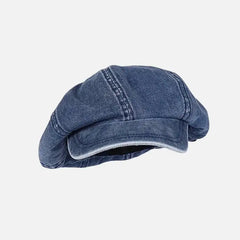 Women's Denim Octagonal Hat