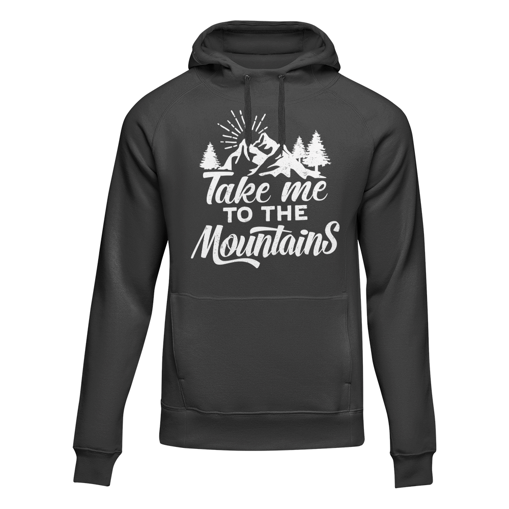 Outdoorzees Unisex 'Take Me To The Mountains' Fleece Hoodie