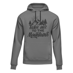 Outdoorzees Unisex 'Take Me To The Mountains' Fleece Hoodie