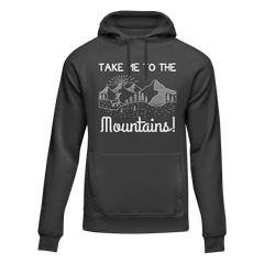 Outdoorzees Unisex 'Take Me To The Mountains' Fleece Hoodie