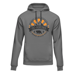 Outdoorzees Unisex 'Hiking Worst Case Scenario' Fleece Hoodie