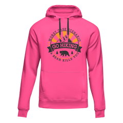 Outdoorzees Unisex 'Hiking Worst Case Scenario' Fleece Hoodie