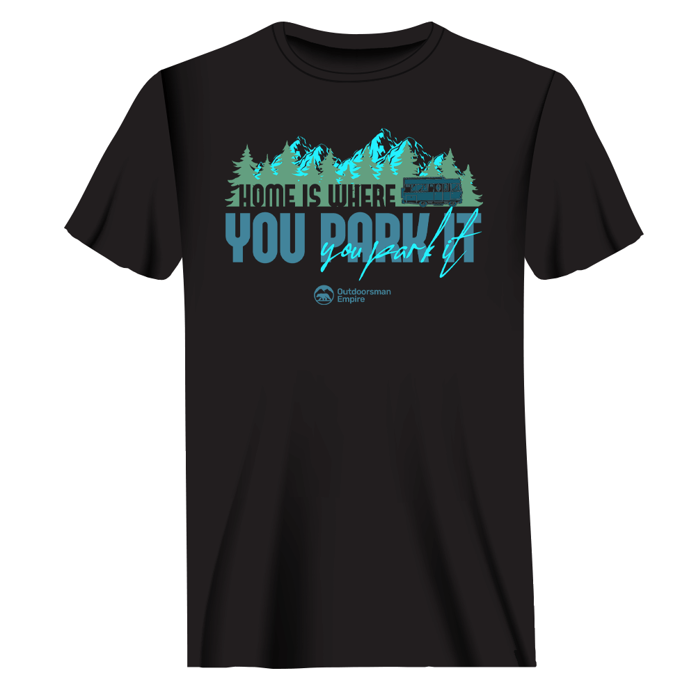 Outdoorzees Unisex 'Home Is Where You Park It' T-Shirt