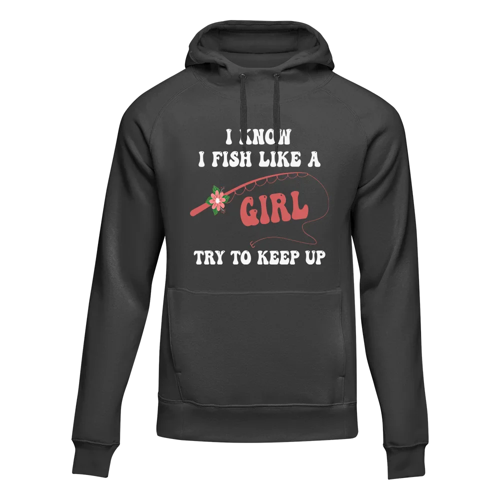 Outdoorzees Women's 'I Fish Like A Girl' Hoodie
