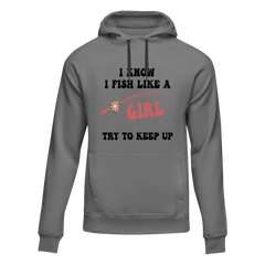 Outdoorzees Women's 'I Fish Like A Girl' Hoodie
