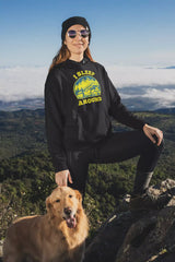 Outdoorzees Women's 'I Sleep Around' Fleece Hoodie