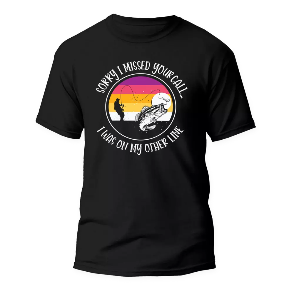 Outdoorzees Unisex 'I Was On My Other Line' T-Shirt