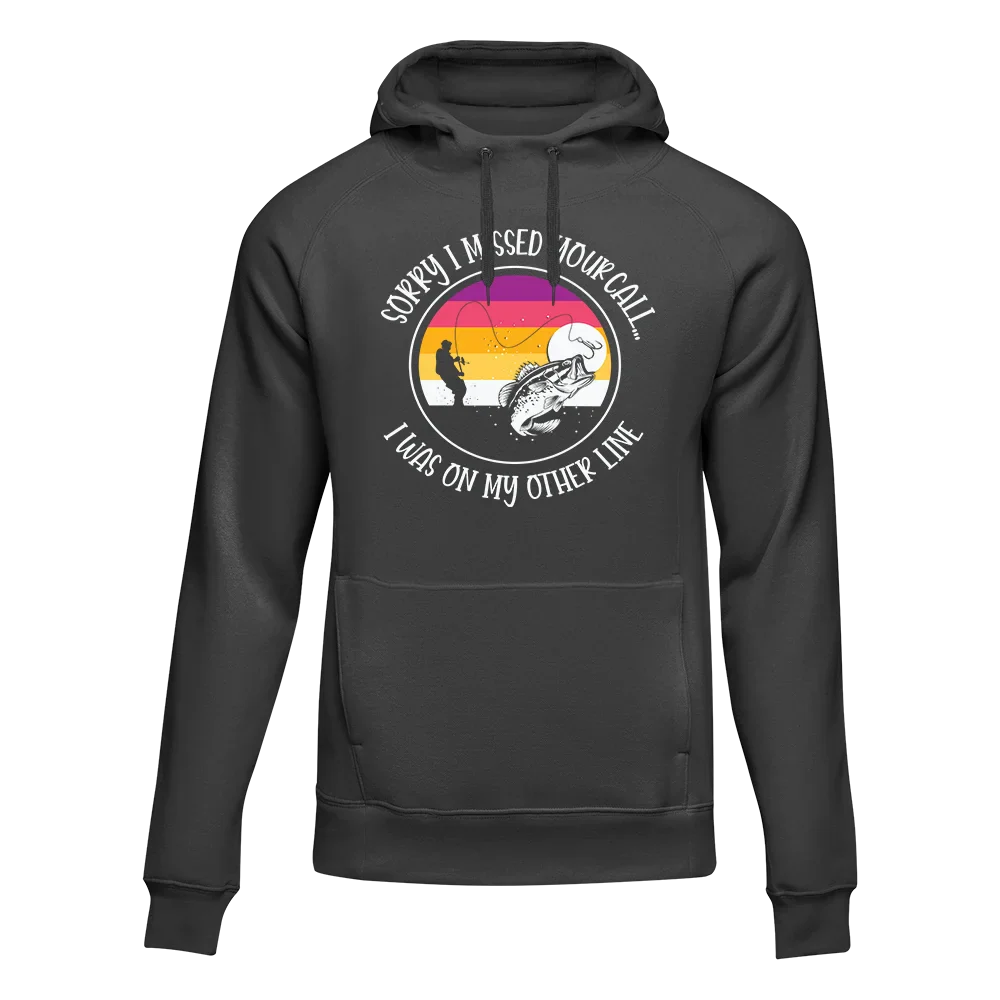 Outdoorzees Unisex 'I Was On Another Line'  Hoodie