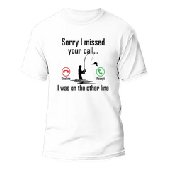 Outdoorzees Unisex 'I Was On The Other Line' v2 T-Shirt