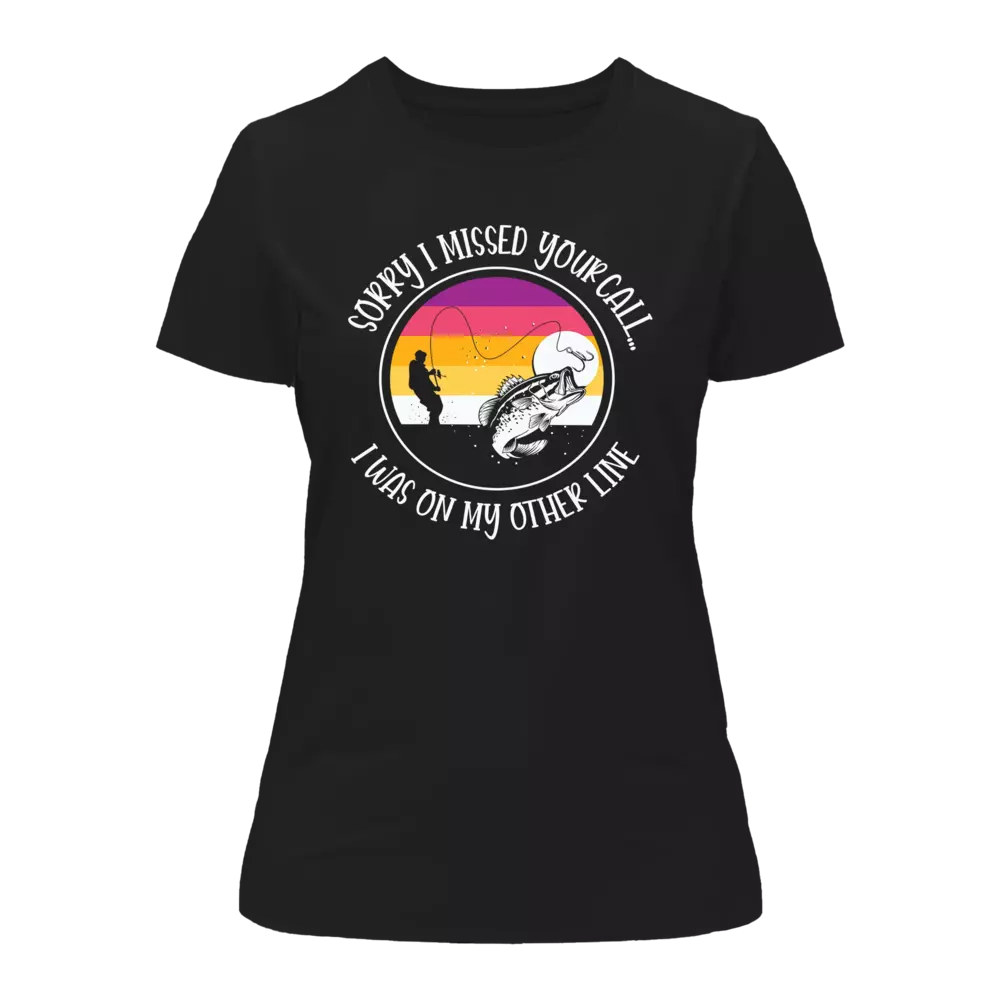 Outdoorzees Women's 'I Was On My Other Line' T-Shirt