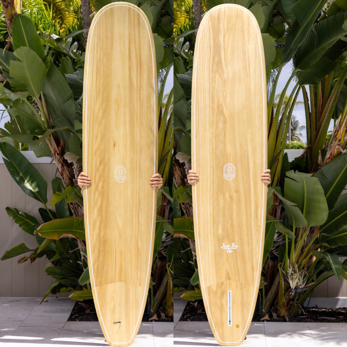 8-9 Foot Surfboard Trading Co. | Just The Tip Noserider Longboard Surfboard – Paulownia Gloss EPS