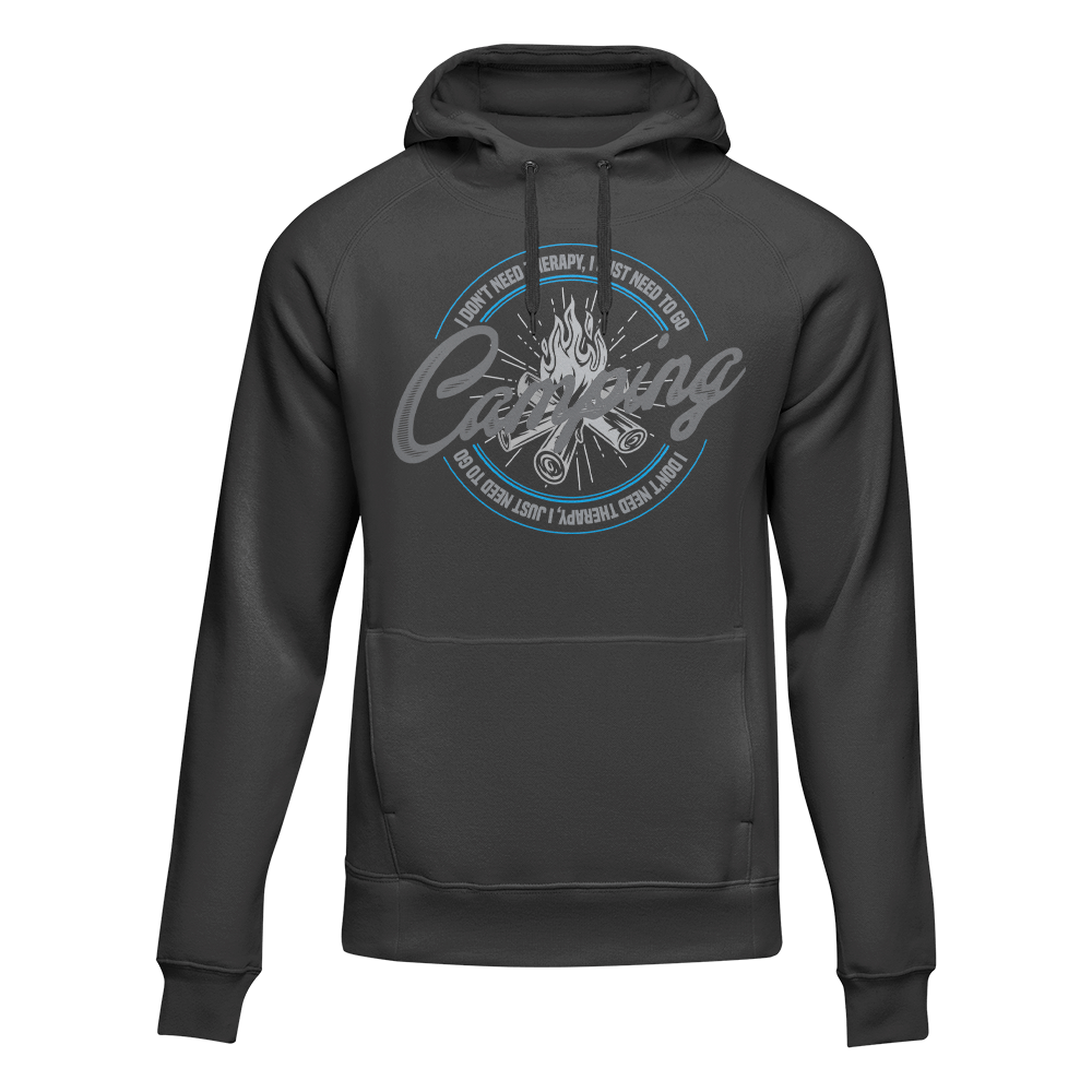 Outdoorzees Unisex 'I Don't Need Therapy' Fleece Hoodie